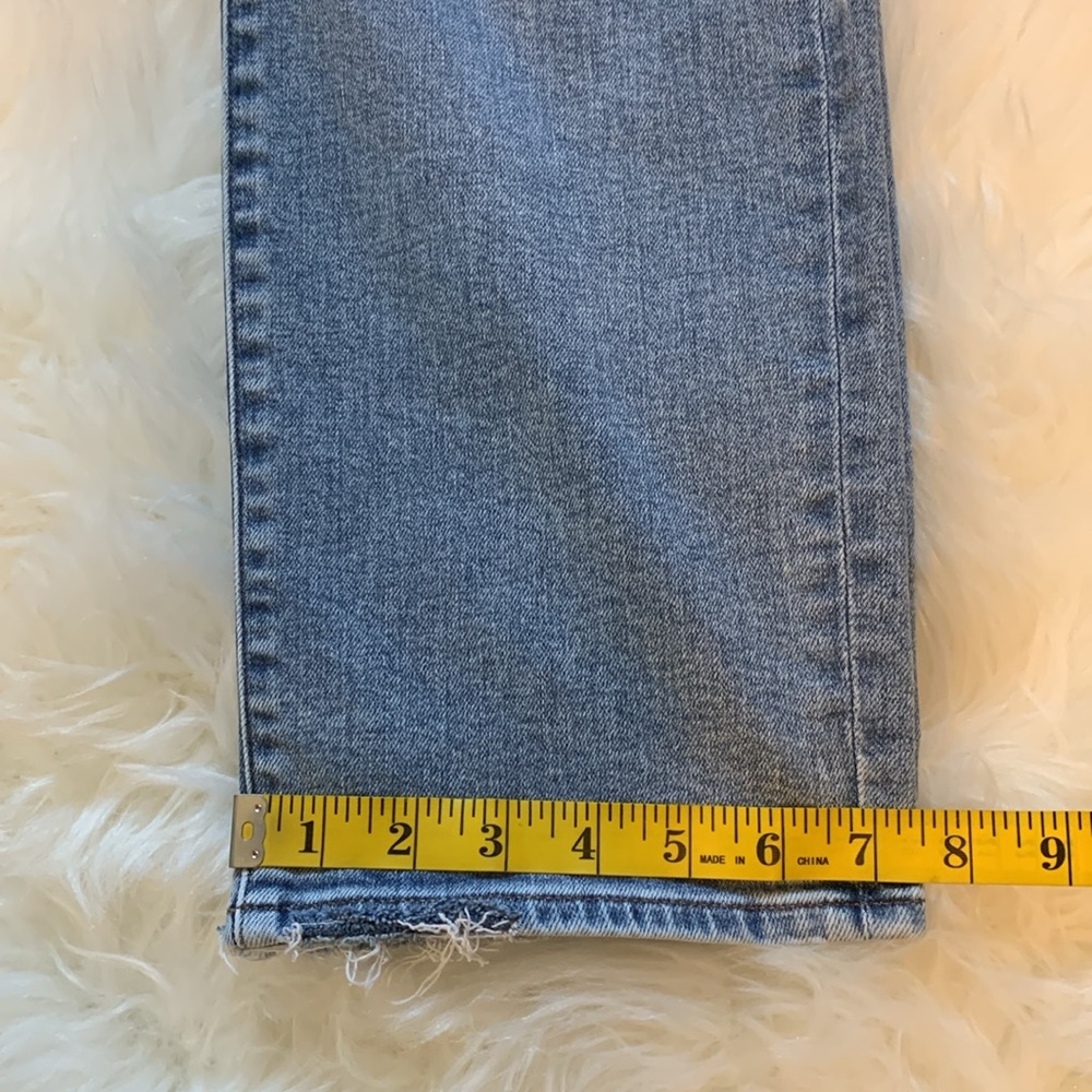 Express Straight Ankle High Rise Jeans Size 6L - Picture 11 of 16